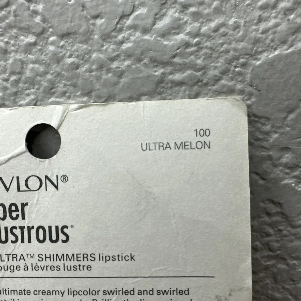 $35 🌙 Revlon Super Lustrous Lipstick‎ (0.15Oz/4.2g) NEW 100 Ultra Melon